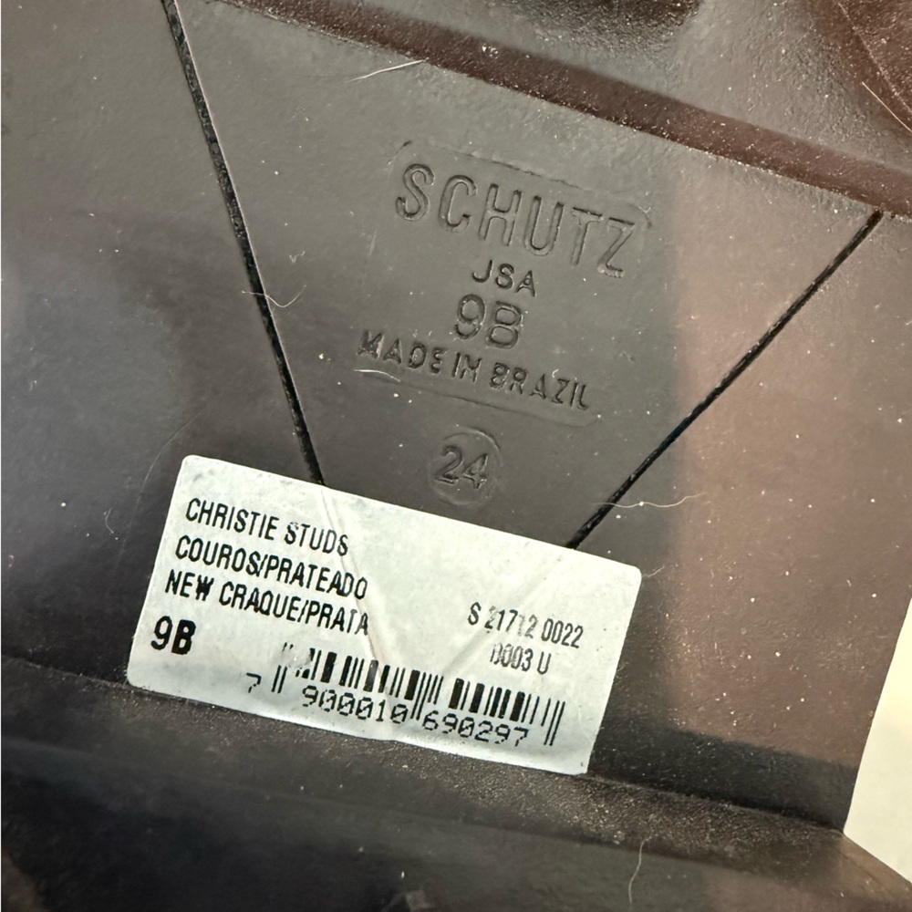 Schutz Christie Studs Crackled Leather - Picture 12 of 16